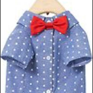 Dog Shirt with BowTie